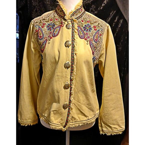 Vintage "Dont Mess with Texas" Ladies Embroidered Jacket - Picture 1 of 5